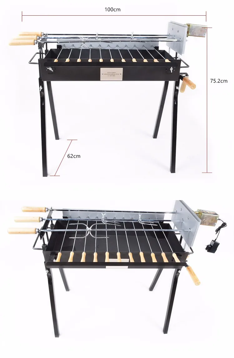 Heavy Duty Spit Rotisserie Pig Roaster Multifunction Charcoal Grills