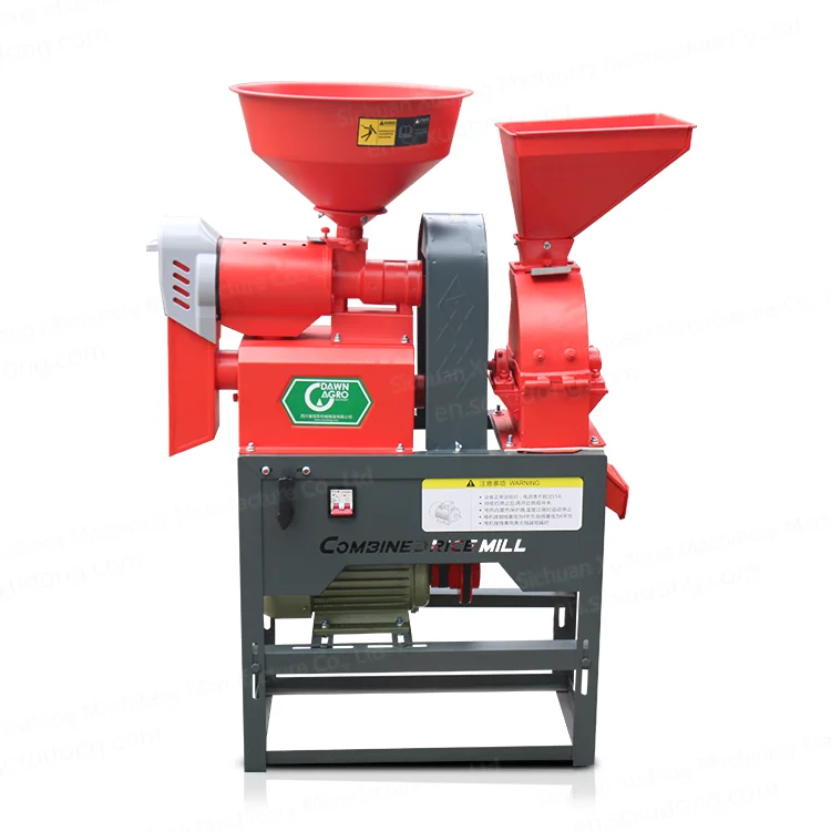 Dawn Agro Automatic Rice Mill Milling Machine Mini Rice Flour Grinder ...