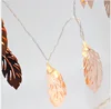 Good quality battery string lights indoor light string leaf light chain for holiday hanging decoration strings
