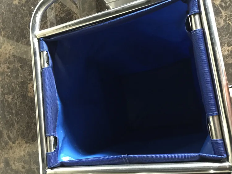 Medical waste trolley cart in hospital mobile nursing crash trolley cart