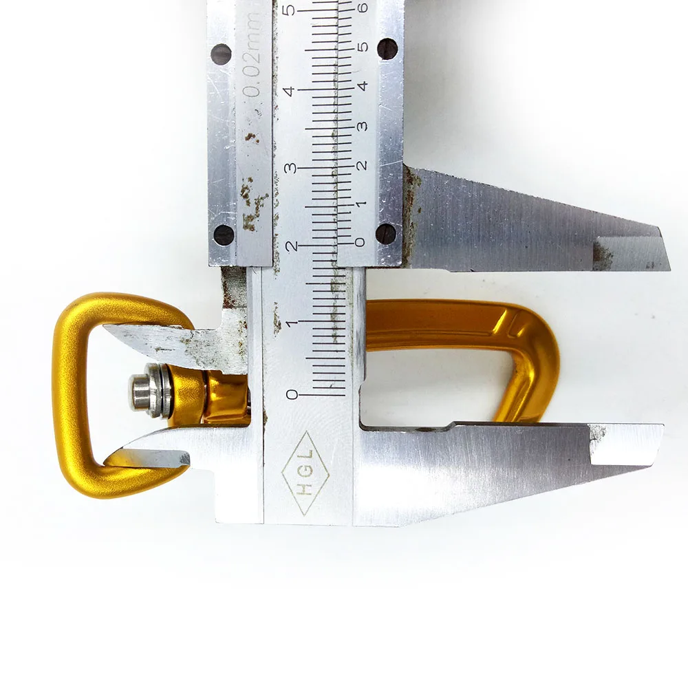 7075 Outdoor Aluminum Carabiner 1 Inch Snap Hook Swivel Carabiner Custom Logo Hook Straps