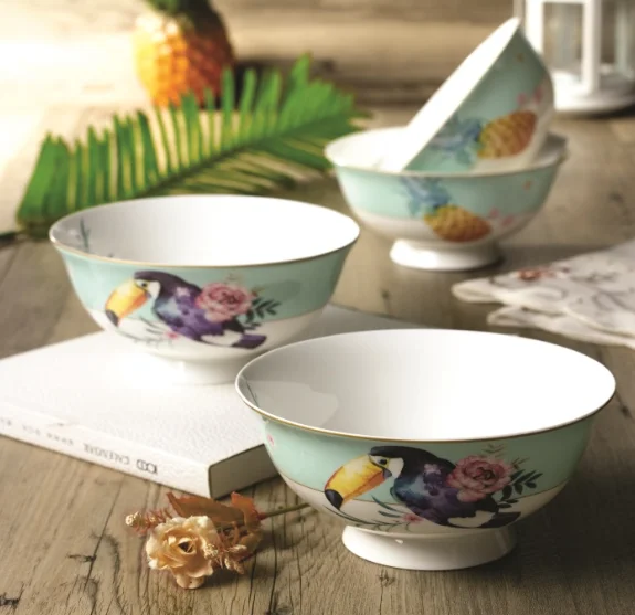 Good selling china Fine Porcelain dishes set bowl manufacture