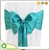 Customized size satin chair green sash jade