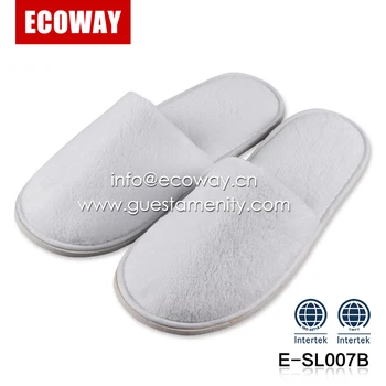 white sole slippers