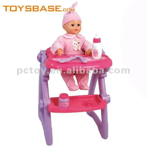 dolls high chair set