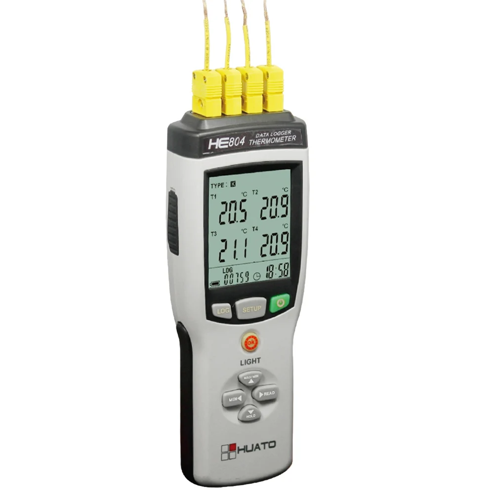 Multi Channels Thermocouple Thermometer And Data Logger Buy K Type