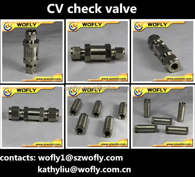 Inline Oil Nitrogen Hydrogen Non Return Check Valve Buy Non Return