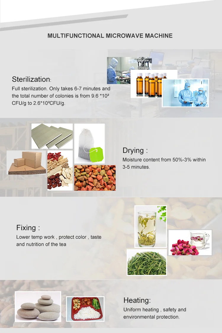 PLC Continuous Chilli Powder Black Pepper Powder Microwave Dryer Cumin Seeds Powder Spice Microwave Drying Sterilization Machine PLC Continuous Chilli Powder Black Pepper Powder Microwave Dryer Cumin Seeds Powder Spice Microwave Drying Sterilization Machine