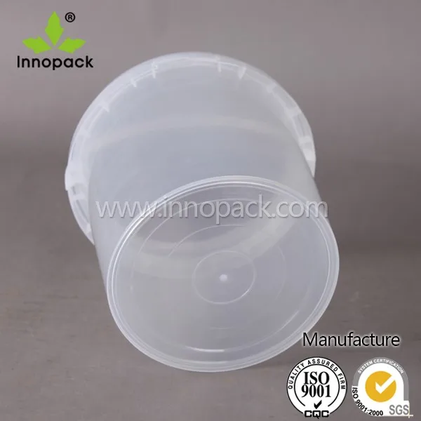 5l / 10l / 15l Clear Plastic Bucket With Lid Buy Clear Plastic Bucket