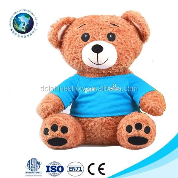 Custom Plush Teddy Bear With Embroidery 