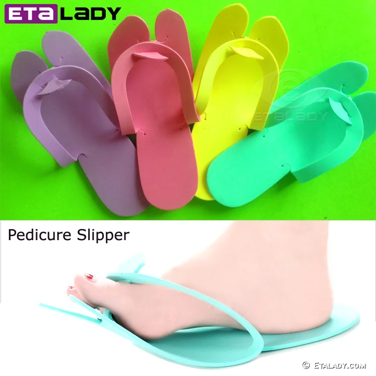 Nail Salon Disposable Spa Slippers Wholesale Flip Flop Slippers For Pedicure