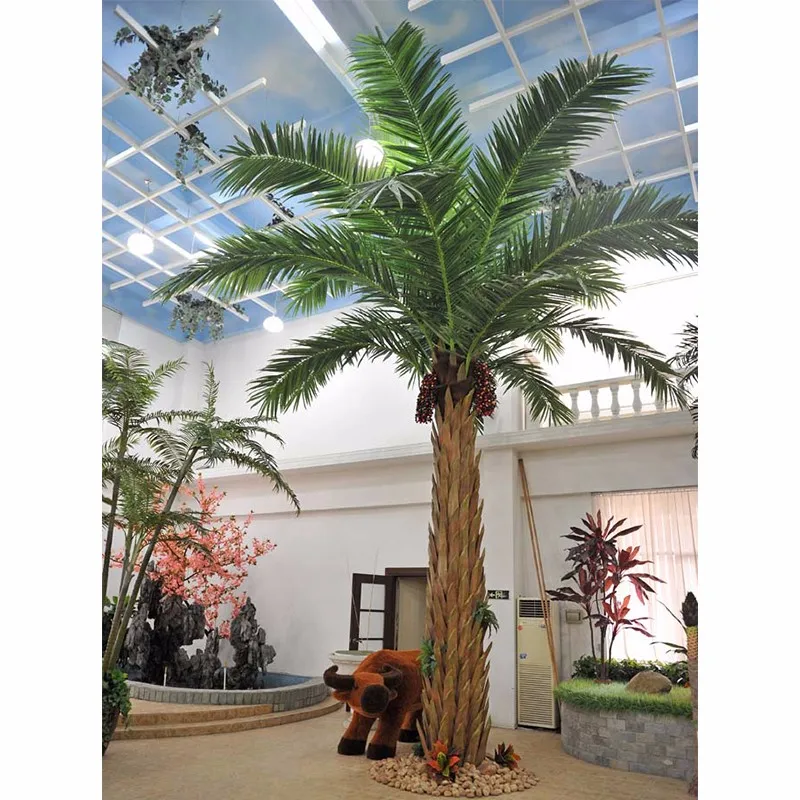 Hot Sale!artificial Palm Tree Trunks Leaves Date Palm Tree Hot Products
