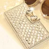 Bling Crystal Flip Rhinestone Leather Phone Case For Samsung Galaxy Note 9 S6 S7 Edge S8 S9 Plus Diamond Case Cover For iPhone
