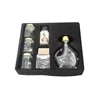 Custom Luxury Black PS Flocking Perfume/Bottle/ Grape Wine Box Packaging