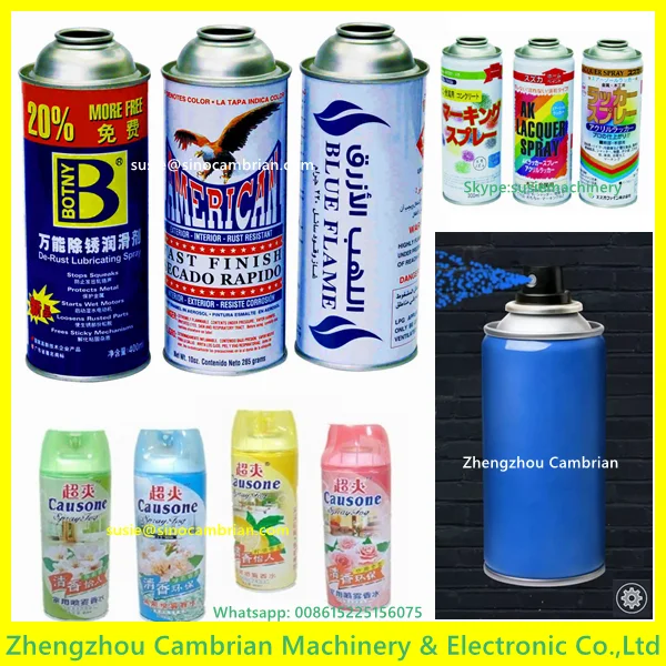 aerosol spray paint filling machine
