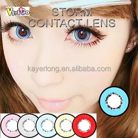 anime colored contact lenses