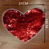 double-sided color deal reversible sequin embroidery patch