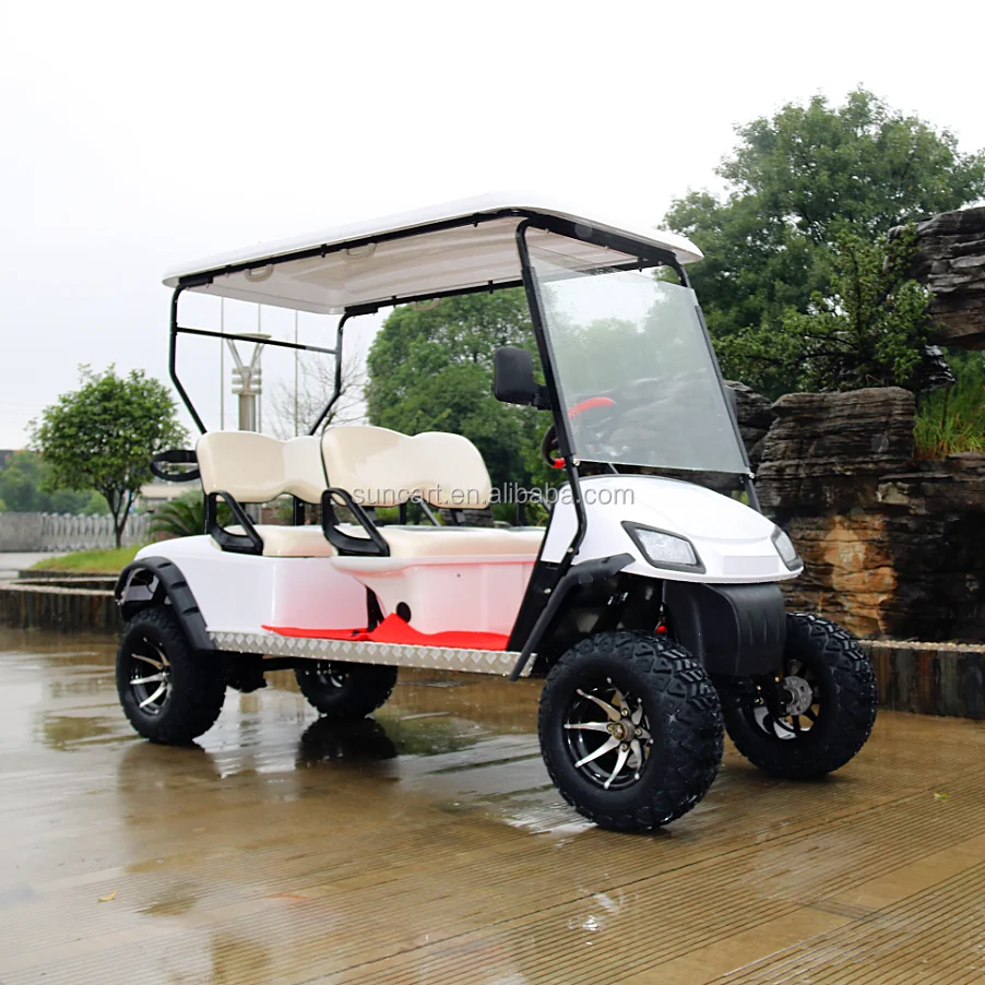 4 Seater Big Tyre Electric Golf Cart,4 Wheel Drive Golf Cart