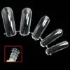 BIN 100pc/case Clear Poly Gel Mold Tip Nail Art Tips