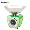 SDP-G-5KG Apple Mixed Clock Shape Mechanical Spring Scale and Easy Read Large Dial Commercial Scale with Stainless Steel Tray
