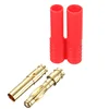 HXT 4mm Banana Plugs with Red Housing for RC Connector Socket AM-1009C Gold Plated Banana Plug