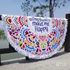 Custom Round Beach Tower/ Donut/ Cotton Dress Towel, The Royal Standard Print Microfiber/ Digital Printing Logo