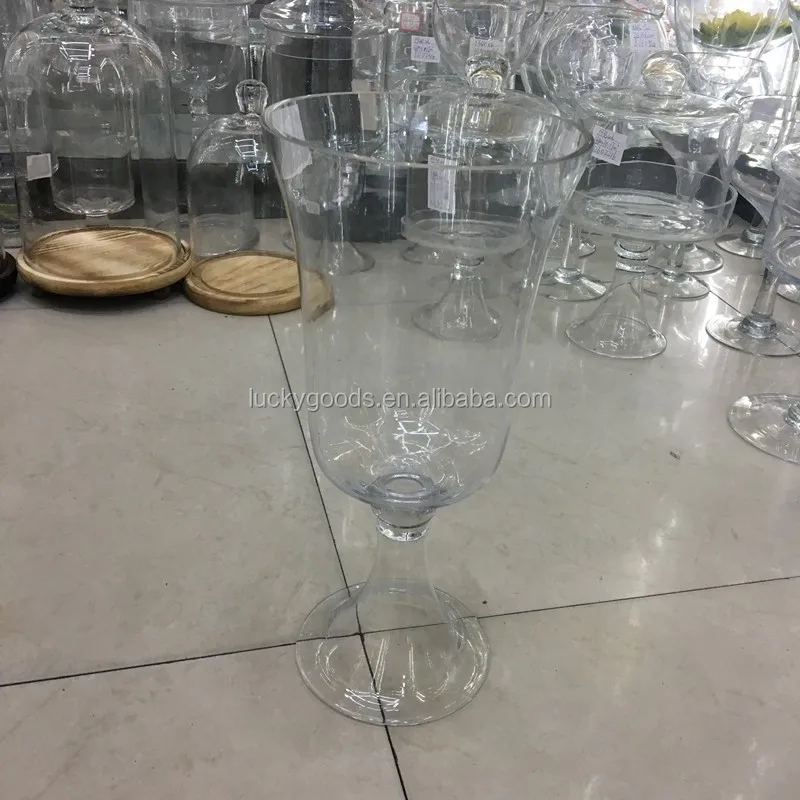 Lhp033 Transparent Vase Clear Glass Floor Vase Hot Selling Buy Clear