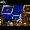 Cost-effective LED Light Decoration Across Old Street Lights