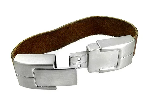 Leather belt custom usb stick 2GB 16GB 64GB usb flash drive 2.0 3.0 - ANKUX.COM