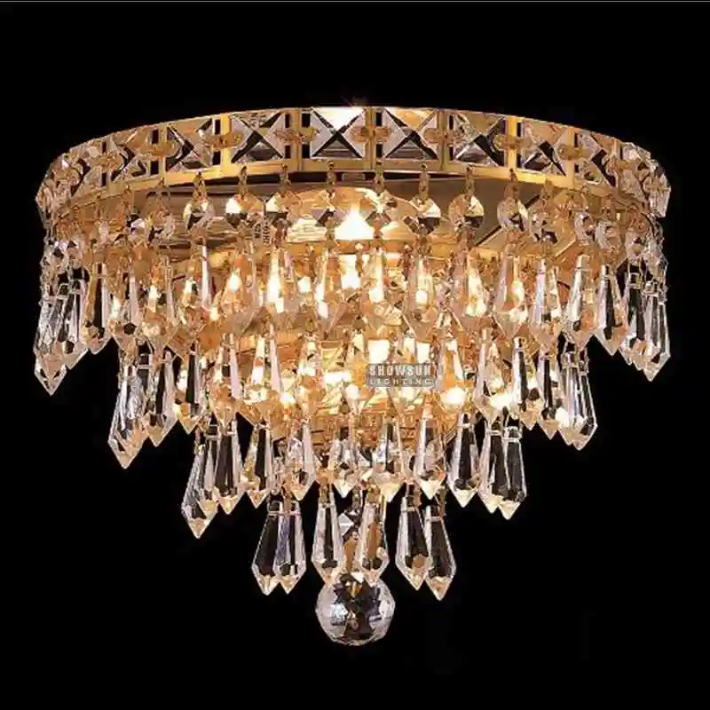 Decorative Indoor Exterior Bedside Crystal Wall Lamp Light Sconce