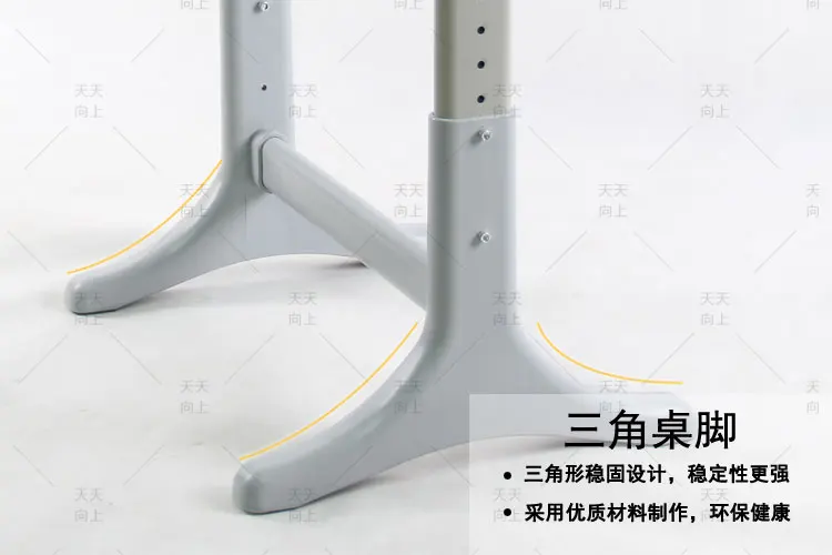 Adjustable Height Children Desk and Chair Fixed Student School Chair and Desk Set Classroom Furniture