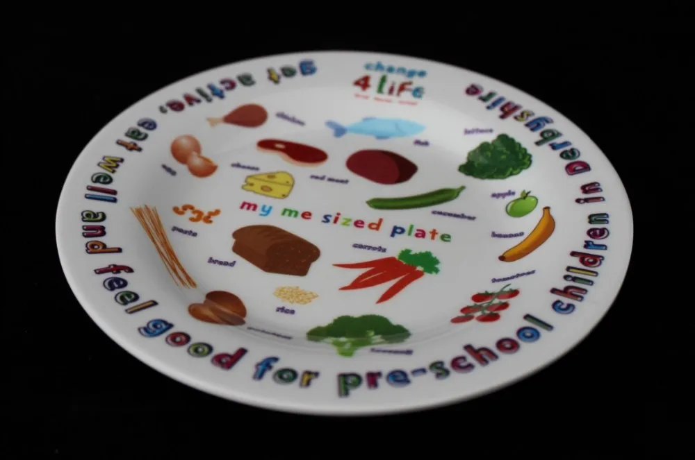 kid's 100%melamine meal plate
