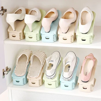 Adjustable Shoe Slot Space Saver Plastic Double Layer Space Saving Shoes Rack Storage Holder Shoe Rack Organizer Buy Shoe Rack Organizer Space Saving Shoe Rack Shoe Slot Space Saver Product On Alibaba Com