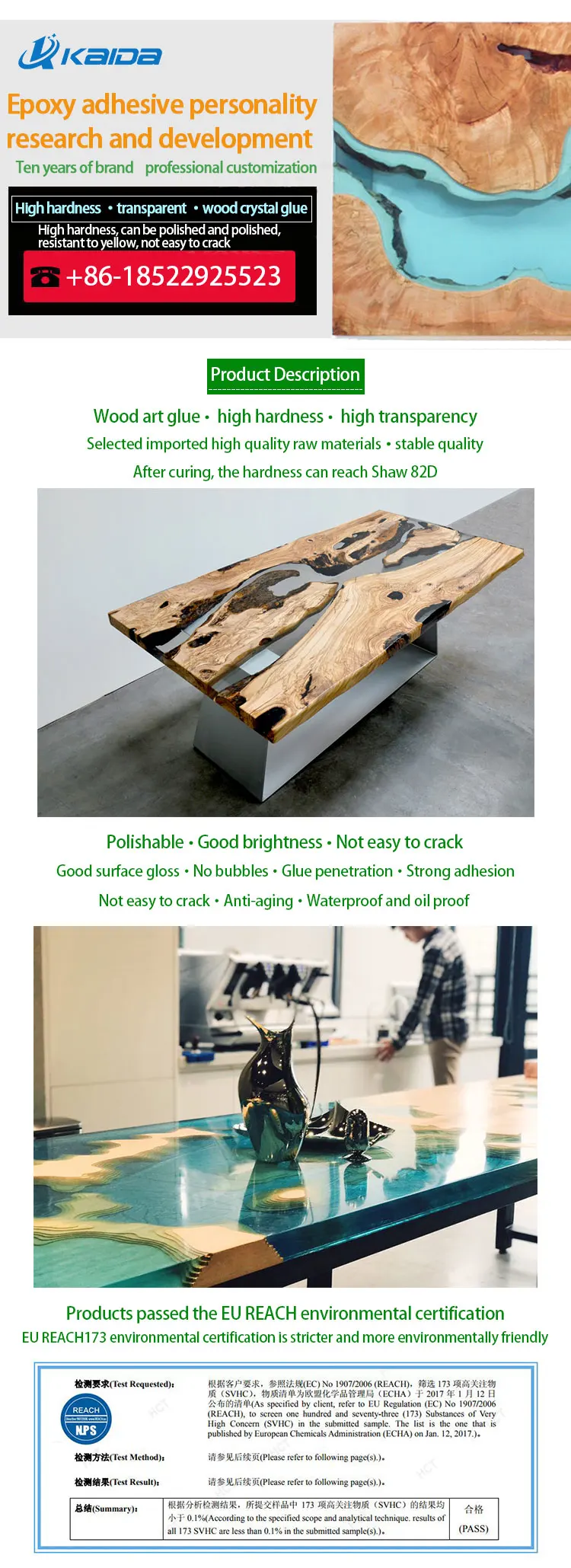 2 In 1 Ab Glue Epoxy Resin Coating On Wood Gallon/spray Epoxy Resin