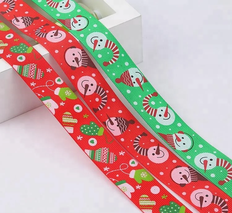 カスタムリサイクルすべての種類のクリスマスパターンギフト包装装飾サテンリボン グログランリボン Buy クリスマスリボン ギフトリボン 包装リボン Product On Alibaba Com