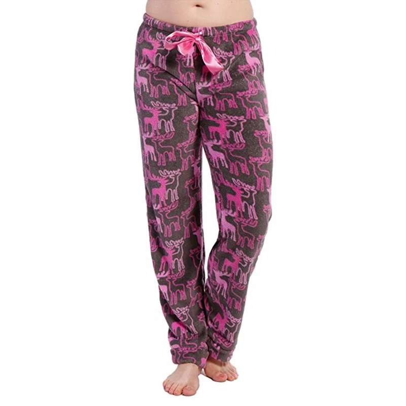 coral fleece pants