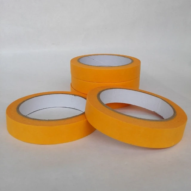 golden yellow washi tape for spraying