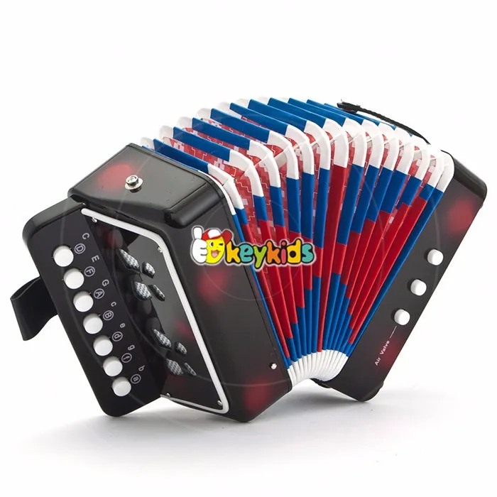 Wholesale Children Wooden Button Accordion Cheap Baby Wooden Button