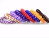 Newest hot selling candy color hair ties for girls elastic telephone wire hair bands