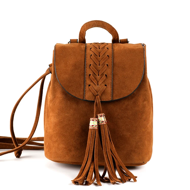 boho canvas backpack