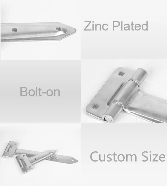 Hardware Parts Heavy Duty Refrigerated Truck Box Door Hinge Steel T