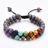 Amazon layer bracelet set natural stone bead bracelet multi-layer bracelet