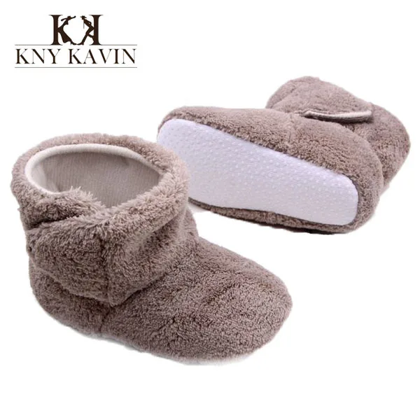 Hazane Crib Shoes Infant Girl Winter Warm Shoes Sneaker Cotton Girl Boy Cute Waterproof Booties Unisex