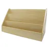 Cheap Wood Rack Table Countertop Display Brochure Holder