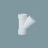 Factory Outlet Y Shape PVC Fitting for Water Drainage