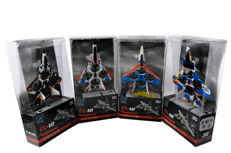 Cheerson Cx12 Mini Rc Fighter Quadcopter F22 Airplane Jet Plane With