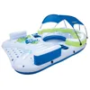 2016 Canopy Island Type Giant Inflatable 7 Person Pool/River/lLake floating Raft Lounge