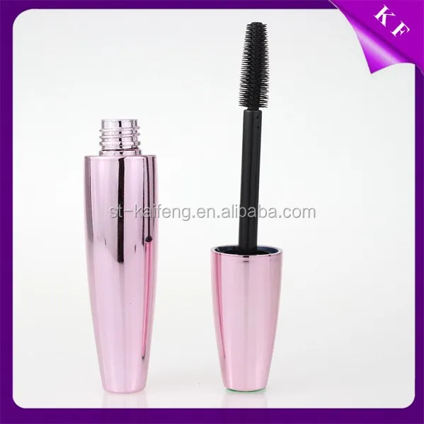 2019 Oval Fashion Shiny Pink Plastic 3d Fiber Mascara Tube Buy Pink