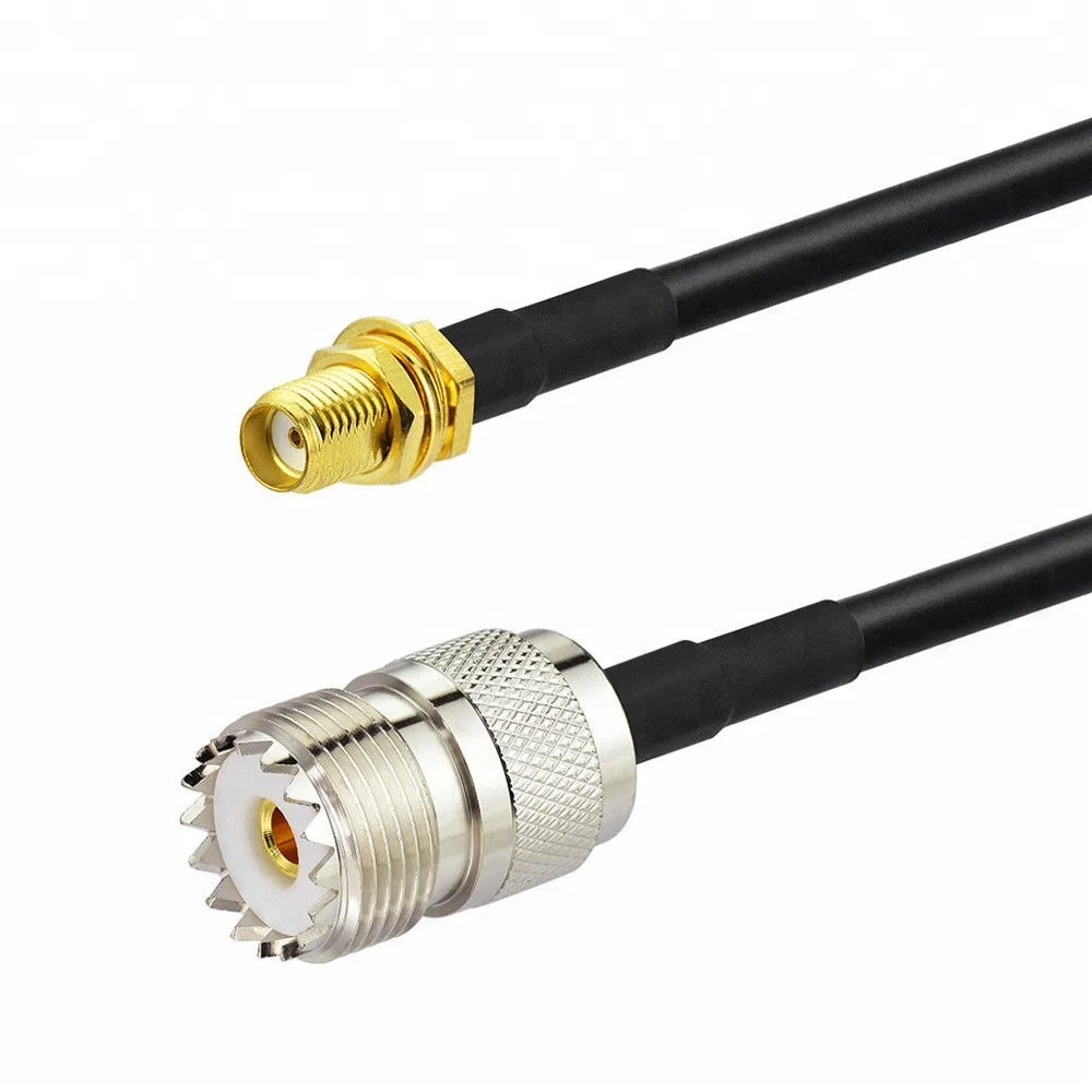 Sma Female To Uhf So 239 Female Antenna Adapter Cable 2m For Baofenguv