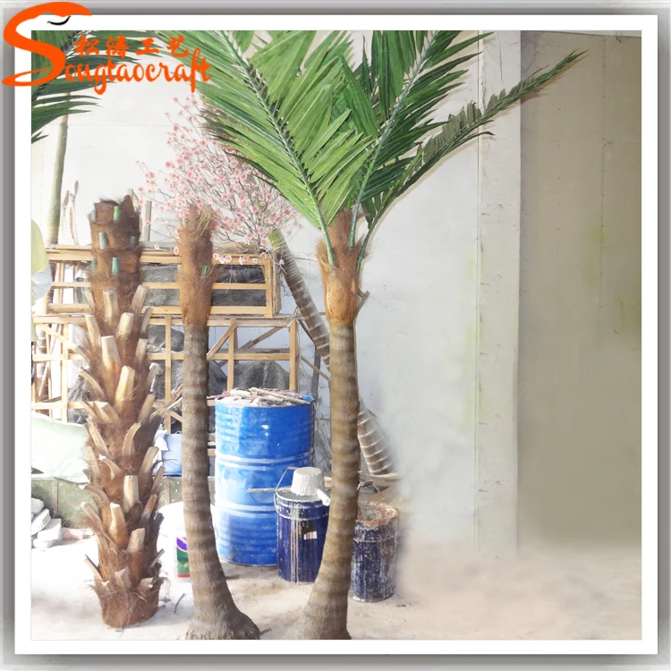 Wholesale Price Plastic Coconut Palm Leaf Products Artificial Palm Tree